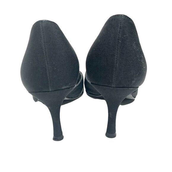 STUART WEITZMAN Women's Black Heels Made in Spain Shoe Size 10.5B - Picture 7 of 11